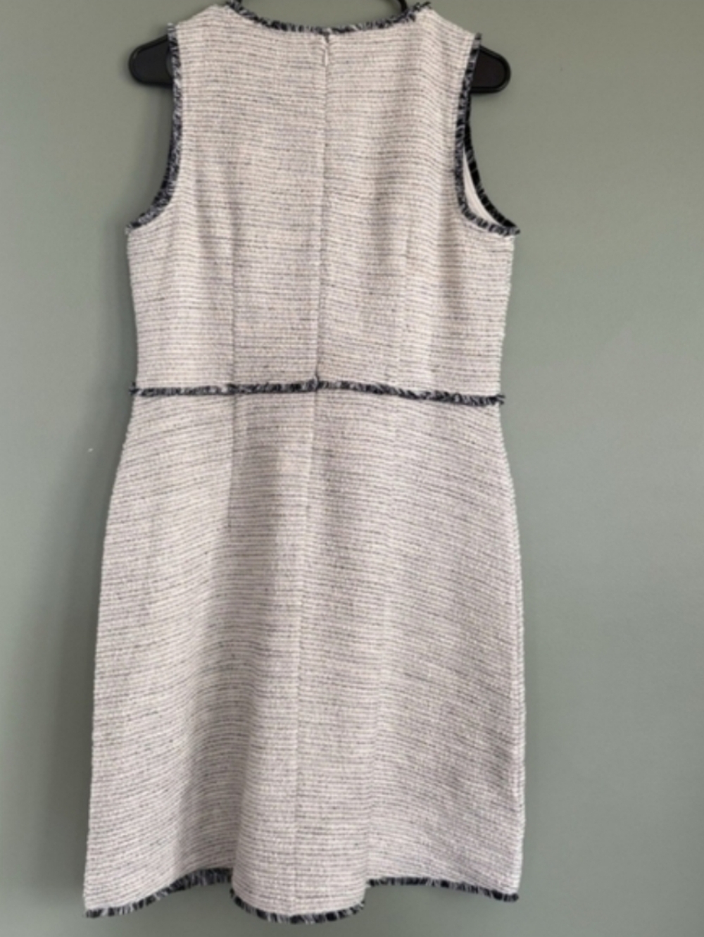 LOFT White and Black Tweed Mini Dress - Picture 6 of 6